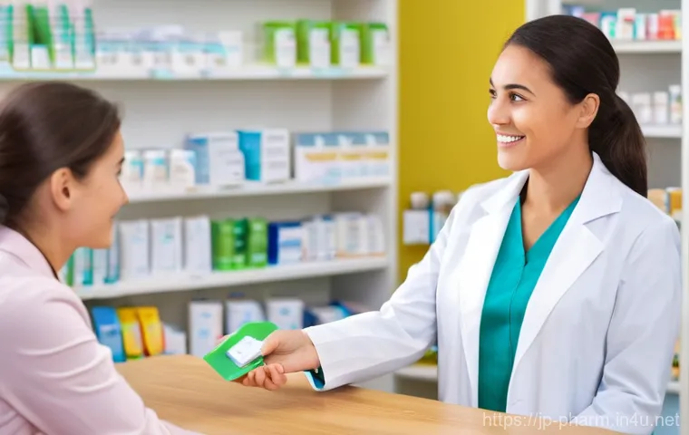 약사들이 추천하는 학술대회 - **Prompt:** Inside a cutting-edge, futuristic pharmacy, a male pharmacist in his early 30s, with nea...